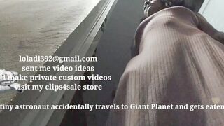 Clips 4 Sale - Giantess vore short Tiny Astronauts accidentally lands in a Giant World and get Eaten by a Giantess redit