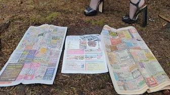Clips 4 Sale - Newspaper Crush in High Heel Sandals WMV