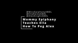 Step-Mommy Epiphany Teaches Ella Raine how to Peg Alex