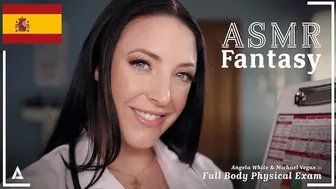 ASMR Fantasy - Full Body Physical Exam with Doctor Angela White! (Spanish Subtitles) - POV
