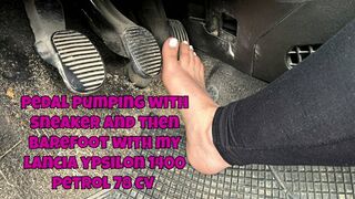 pedal pumping with my Lancia Ypsilon 1400 petrol 78 horsepower