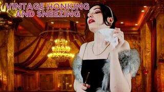 Clips 4 Sale - Tissue Free Honking and Sneezing Vintage 1960s Movie