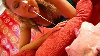 Clips 4 Sale - Snot from my nose & thick phlegm from my throat - Mistress Amber Leigh & Osel - MP4 Clip