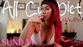 Clips 4 Sale - All-Cum Diet: Sunday (Degrading)