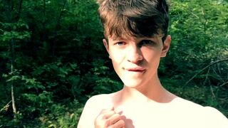 Clips 4 Sale - Horny Boy Wanking HIS BIG DICK OUTDOOR with SUNSET !