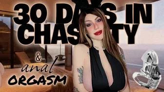 Clips 4 Sale - 30 Days In Chastity & Anal Orgasm 720p