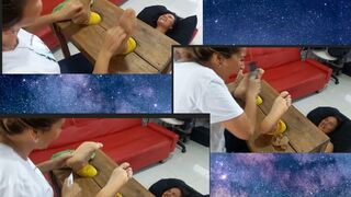 Clips 4 Sale - Revenge: Nola gets tickled on the tickle table on her soles
