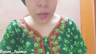 Clips 4 Sale - Continuous Intense Sneezing In Green Printed Dress