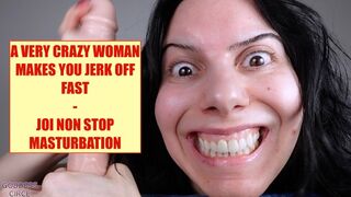 Clips 4 Sale - A VERY CRAZY WOMAN MAKES YOU JERK OFF FAST - JOI NON STOP MASTURBATION (Video request)