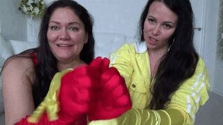 Clips 4 Sale - SPANKING WITH SILK GLOVES (g)