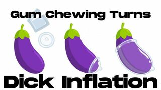 Clips 4 Sale - Gum Chewing Turns Dick Inflation - MP4