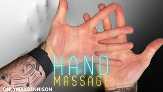 Hand fetish - hand finger massage