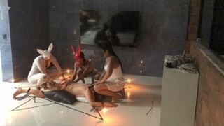 Clips 4 Sale - Easter Special: The rise of the Goddesses feat Mistress VBlack, Inara Doutrinadora and our naughty sissy slut [COMPLETE VERSION] (BR)