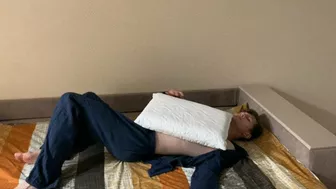 Clips 4 Sale - Hot Stud In Pajama Wanking His 9 Inches DICK In Front Of His Roomate