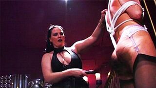 WHIPPING & SPANKING - Mistress Manita & Crystelle - MP4 File