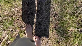 Clips 4 Sale - her innocent feet discovering the soil