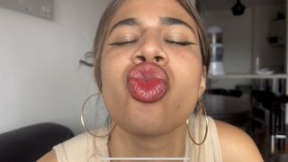 i want you to cum on my big juicy lips
