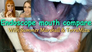 Endoscope Mouth Compare - Summer Marshall & TerraMizu - HD 720 MP4