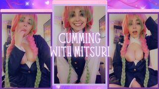 Cumming with Mitsuri