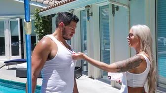 Mylf - Pool Guy MILF Pussy Poke