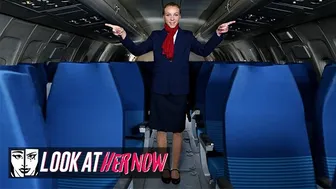 Look At Her Now - Sexy Air Stewardess Angel Emily, Been Anal Dominated By A Male Stud