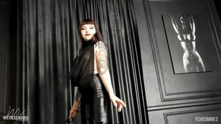 Clips 4 Sale - Opportunity to clean Mistress Mavka boots POV