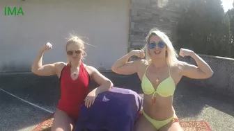 Clips 4 Sale - Viper Vs Siren - Outdoor Arm Wrestling