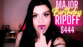 Clips 4 Sale - MAJOR BIRTHDAY RIPOFF ($444)