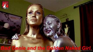Kendra James and Angela Sommers:Bad Genie and the Golden Naked Girl! HD mp4