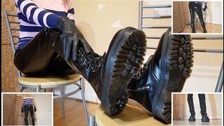 Clips 4 Sale - Doc Martens, PVC Pants and Leather Gloves