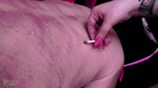 Extreme human ashtray from this doggy slave - [720p]