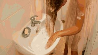 Clips 4 Sale - After party in the shower AVI(1280*720)HD