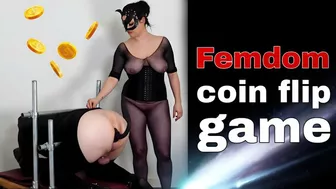 Clips 4 Sale - Orgasm for me or Bigger Buttplug for You? Femdom Coin Toss Game