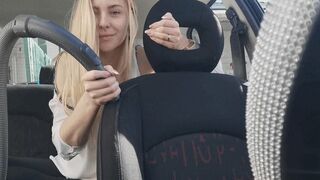 Clips 4 Sale - Vacuuming my car barefoot MP4