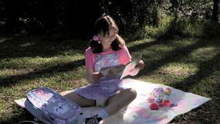 Clips 4 Sale - Ella Raine: Diapered Playtime at The Park - MP4 4k