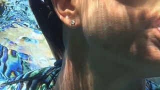 Clips 4 Sale - Slow Motion Free Diving in the Springs in the Abalone skin suit