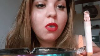 Clips 4 Sale - Smoking a heavy Marlboro in your face