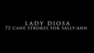 72 cane strokes for naughty Sally-Ann