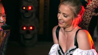 Naughty Halloween Games with Chanell Heart and Karla Kush