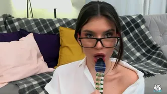 Teen glasses porn