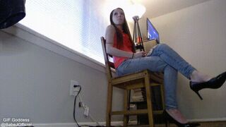 Clips 4 Sale - Toe Tapping in High Heels and Jeans