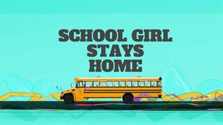 Schoolgirl Stays Home -- Taboo