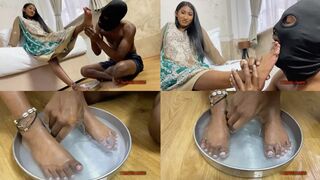 Clips 4 Sale - Goddess Laila - It’s a Privilege To Drink My Dirty Foot Water (HD 1080p MP4)