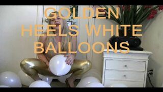 Clips 4 Sale - GOLD HEEL AND WHITE BALLOONS mov
