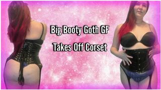 Clips 4 Sale - Big Booty Goth GF Takes Off Corset