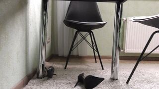 Clips 4 Sale - THE VIEW OF MY PANTIES FROM UNDER THE TABLE!AVI