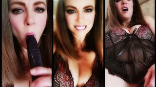 Clips 4 Sale - Milf Nikki In Sexy Red And Black Lingerie Masturbation And JOI