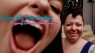 Voring my Stepbrother ft Nikki Sequoia - A vore scene featuring: taboo, eating, giantess, shrinking fetish, and GTSV - 720 MP4