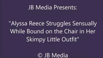 Clips 4 Sale - Alyssa Reece Chairbound in Her Shirt and Panties - WMV
