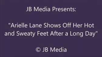 Clips 4 Sale - Arielle Lane Shows off Her Sexy Sweaty Feet - HD
